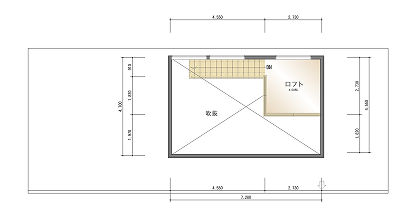 小屋平面図